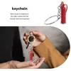 Present Wrap 2 PCS Brandman Metal Keychain Pendant Eloy Bag Hanging Dekorera tredimensionell zink Keyring-nyckelkedjor för bilnycklar