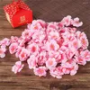 Dekorativa blommor konstgjorda kronblad variation färger klar imitation persika blommönster väg vacker urval hög simulering