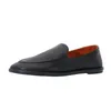 Casual Shoes Row Designer -Slipper für Frauen 2024 Weiß runder Luxus hochwertiger Slip auf Flats Frau Größe 43