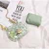 Scherzate Summer Small Fresh Transparent Jelly Bag Fasci Fashion Mini Messenger singolo selvaggio