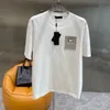 Вышиваемая футболка мужская короткие рукава металлические карманные толстовки Дизайнерская футболка летняя пуловер
