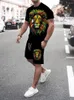 Testes masculinos 2024 Terno de verão Everyday Street casual Camiseta curta esportes ao ar livre esportes elegantes e confortáveis