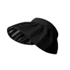 Chapeaux à bord large double utilisation de coquille d'été Sunshade Hair pliable cerceau extérieur plage UV Protection Baquet Caps Sun Chat pour FEMA A5U6