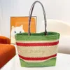 Straw Mui Mui Bag Shop Large Tote Designer Beach Tas Woman Summer Luxe Streep Raffia's Schouder Haak Travel Bag Weave Handtas Crossbody Koppeling