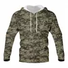 Heren Hoodies Camouflage Men 2024 Spring Heren Militaire sweatshirts Hoods Hoodie Male Street Hoody Army Green Sweatshirt Hip Hop S-4XL