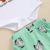 Zestawy odzieży Urodzone ubrania dla dziewczynki Set Summer Kurczak z krótkim rękawem Kurczak