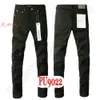 Purple Jeans Denim Trousers Mens jeans Designer Men Black ksubi jeans High-end Ripped Quality Straight Design Retro Streetwear Casual Sweatpants 6914