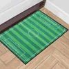 Carpets Flannel Carpet Mini Football Field Floor Mat Bathroom Skid Resistance For Room Home