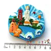 China Tourism Memorial Refrigerator Sticker Suzhou Magnet Luoyang White Horse Temple Hainan Guanyin Decoration 240429