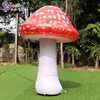 8mh (26 pieds) avec une usine de ventilation directe publicitaire de simulation gonflable des champignons sportiels d'inflation décorative pour l'événement de fête