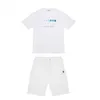 Tracksuit Trapstar Men Shorts und T -Shirt -Set Haikyuu Herren Designer Trapstar Tracksuit Hochwertige gestickte Pure Cotton Lose Casual Shorts Sets Herren Größe S M l xl