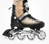 Verstellbare Rollschuheschuhe 4-Rad Flashing Wheels Professionelle Inline für erwachsene Männer Wonmen Racing S 240429