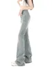 Jeans femminile 2024 Fashion Women Fare Gamba larga pantaloni di jeans casual design sensorio