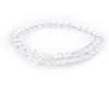 Transparant 8 mm gefacetteerde kristal kralen armband voor vrouwen eenvoudige stijl rekbare armbanden 20 stcslot 2682240