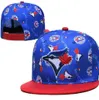 Novo Blue Jays Hat Baseball Basquete Ft Edge Dance Hip-Hop Cap Street Men e feminina Solshade Fashion Hat3270823