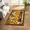 Carpets Sunflower Art Carpet Mat - Suitable For Living Room Floor Mats Bedroom Perfect Home Decoration