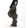 American Retro High Street Casual Overalls Camouflage Lose Wide Leghose für Frauen Y2K HipHop Cargo Grunge Baggy Hosen 240423