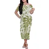 Party Dresses Print On Demand Off Shoulder Short Sleeve Bodycon Pencil Club Dress for Women Casual Polynesian Samoa Tribal Tattoo Style