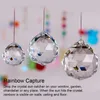 Figurines décoratives 20 pièces décoration en verre à boule de cristal suspendu maison 30 mm