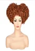 Syntetyczne peruki Hairjoy Winifred Costume Sanderson Hocus Pocus Krótkie brązowe czerwone włosy cosplay dla kobiet Tobi222945715