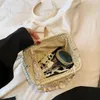 Totes Handmade Beach Bag Fashion Straw Weaving Big Capacity Clutch Purse Woven Rattan Women