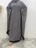 Etnische kleding moslim abaya's Marokkaanse kaftan islamitisch voor vrouwen mode parels kimono gewaad jurken kalkoen kaftan ramadan