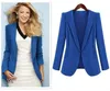 بدلات نسائية Volalo 2024 Womens Business Spring Autumn All-Match Blazers Jackets Short Slim Long Sleeve Suit