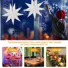 Lampade da tavolo 3 pezzi di carta natalizia stella appesa parapshades lampada lanterna copri decorazioni