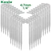 Dekoracje Kesla 50x przezroczysty gend strzałka 1/4 '' '4/7 mm wąż kroplowy emiter emiter oszczędzanie zraszacza Garden Micro irygacja szklarnia