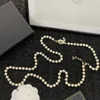 Luxury C Necklaces Classic Pendant Designer Jewelry letter C Pearl gold Cclies Chokers Necklace Party high Quality Accessories 78888