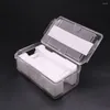 Watch Boxes Transparent Box Holder Display Case For Men Mens Ring Holding Pendant