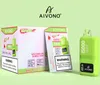 Aivono Original Aim Magic 15000 Elf Puffs Disposable Vape Vaper Pen Double Mesh Coil E Cigarettes 0% 2% 5% avec écran intelligent Affichage Geek Bar 15000