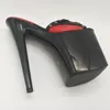 Scarpe da ballo laijianjinxia pu sexy sexy pole danza da donna estate pantofole da 20 cm tacchi alti dimensioni 34-46 e099