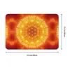 Tapijten Bloem van het leven Golden Licht Energie Voorddeur Mat Outdoor Absorberende geometrische Mandala Doormat vloer Bad Tapijt tapijt