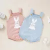 Rompers Baby Girl Boy Easter Romper Bodeveled Bodysuit Joks My 1. strój urocze ubrania z dzianiny