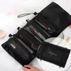 Cosmetic Bags 4-Layer Roll-Up Makeup Bag Large Capacity Travel Storage Foldable Toiletry Organizer