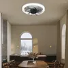 Éclairage de plafond LED moderne chronométrer le ventilateur de décoration de chambre électrique lampes suspendues pour les luminaires d'éclairage