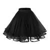 Rokken a-line dames tutu rok rekachtige mini wijd uitlopende casual ballet uitvoeren veelzijdige elastische taille tule petticoat vrouw