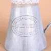 Vasen Vintage Tin Eimer Mode Eisenblume Vase Retro -Metallkrüge für Home Office