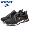 Bona lopende mannen mode buitenlicht ademende sneakers veter sport wandelen joggingschoenen man man comfortabel 240428