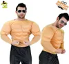 Nowy przyjazd mięśni Top Men Miscle Top Costumes for Adult Cosplay Halloween Funny Strong Man Play Party Costume G09251493746