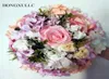 Künstliche Blumenkugel Rosenhordera Eisenständer Simulation Rosenkranz Seiden Blumen Hochzeit dekorative Straße Führung Blume 9287503