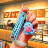 Schlüsselbund Fisch Monster Puppe Cartoon PVC Weiche Klebstoff Anhänger Geschenk Keychain süße Puppenanhänger