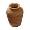 VASI VIETNAM RATTAN DESKTOP STOCK VASE VASE AUTTUNGO AUTTUNGO POTTO DI GARDAZIONE DELLA CAVOLA DELLA POT