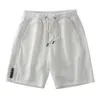 Shorts masculins 2024 Corée Fashion Couleur solide Sports Summer Summer Garçons Polyme DrawString Simple Elastic Pocket Loose Casual