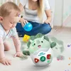 Peluş Müzik Oyuncak Dinozor Peluş Oyuncak Yumuşak Dolgu Bebek Doğum Günü Hediyesi Müzik ile Erkekler ve Kızlar Konforlu Peluş Çocuklar 240428