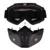 Caps à vélo modulaires masque de terrain tactique de terrain de terrain détachable de moto hors route détachable Goggle