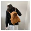 Zaini zaino kawaii zaino da donna capybara capi capitali bambola cartone animato grazioso sacchetto 2024 ita borse da donna backpackl2405