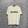 gelbe T-Shirt Herren Purple Lila Marke T-Shirt Designer Männer Hemd abstrakte Figur Drucken hoch gram Gewicht Doppelte Baumwolle Kurzarm Frauen T-Shirt S-XL T-Shirts