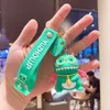 Dinosaur Silicone Doll Keychain Cartoon Metal Car Key Pendant Cute Bag Pendant Creative Keychain